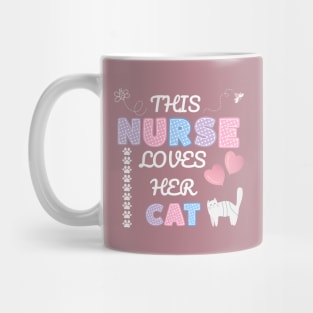 This nurse loves her cat Mug